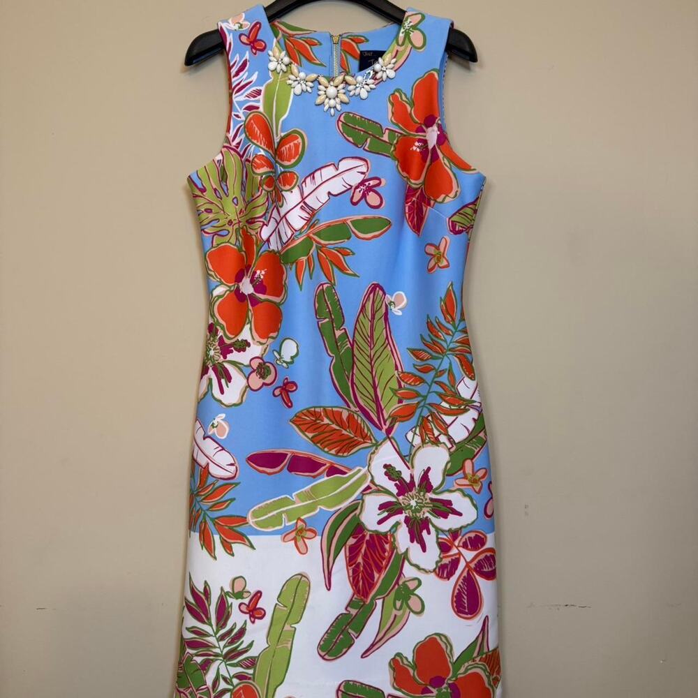 Just Taylor multi coloured cocktail dress
